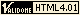 Valid HTML 4.01