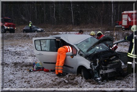 Unfall bei Kreuzung Spital