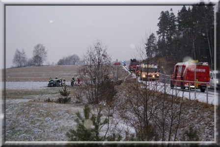 Unfall bei Kreuzung Spital